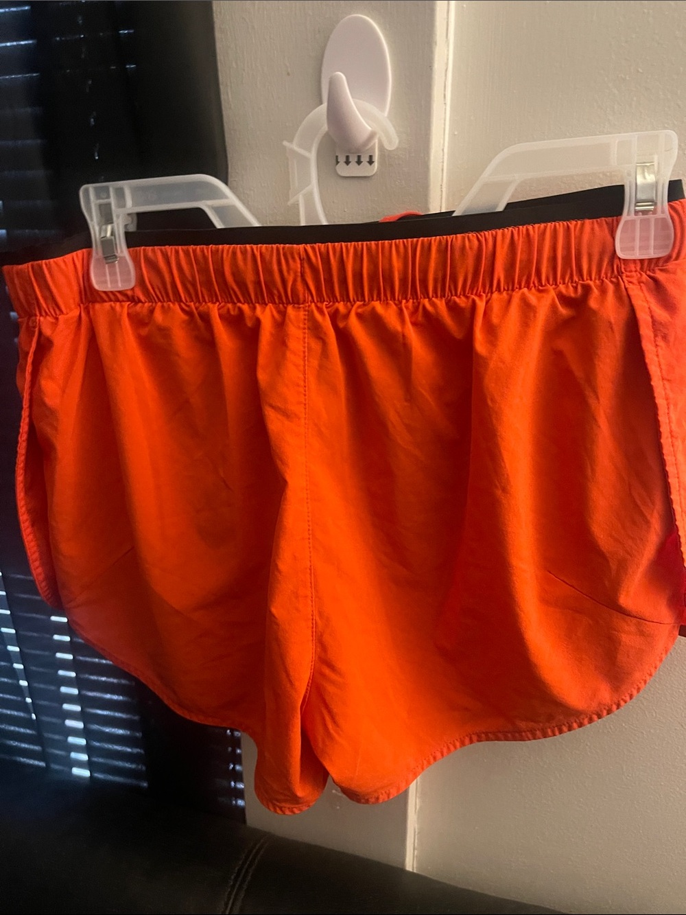 Nike Women's Full Flex 2-in-1 Twist Shorts Crimson Orange Black Size Medium NWOT - Picture 7 of 12